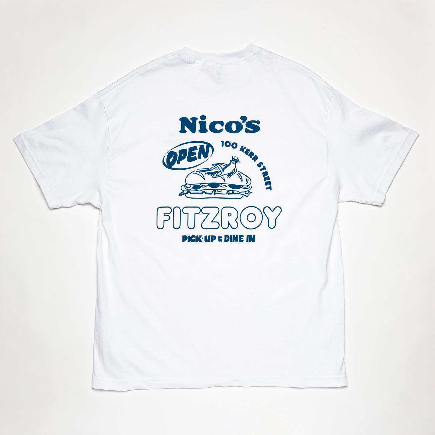 Nico's Sandwich Deli - Short Sleeve White Tee